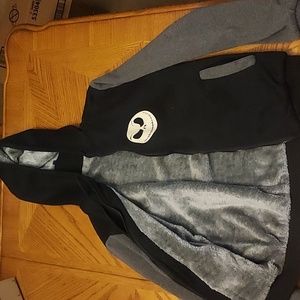 Large Black and Grey Nightmare before Christmas Jack Skellington jacket